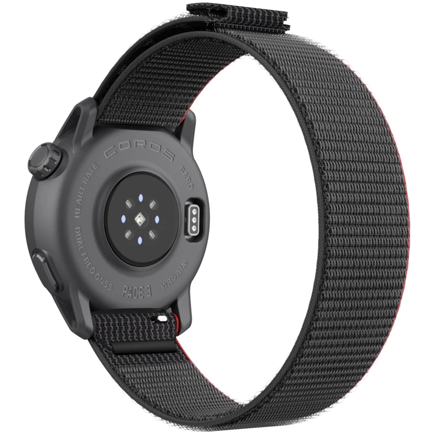 Montre Coros PACE 3 Nylon GPS Sport France Noir | KVI-8833229